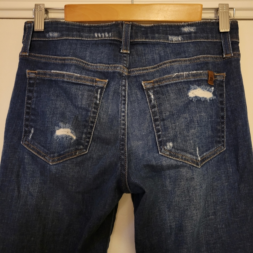 Joe's Jeans Straight Crop Distressed Jeans Size 25 - Picture 6 of 6
